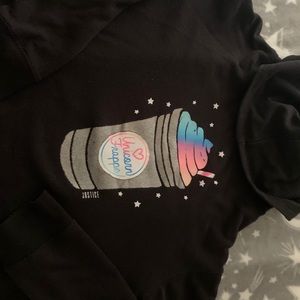 Justice unicorn frappe sweatshirt